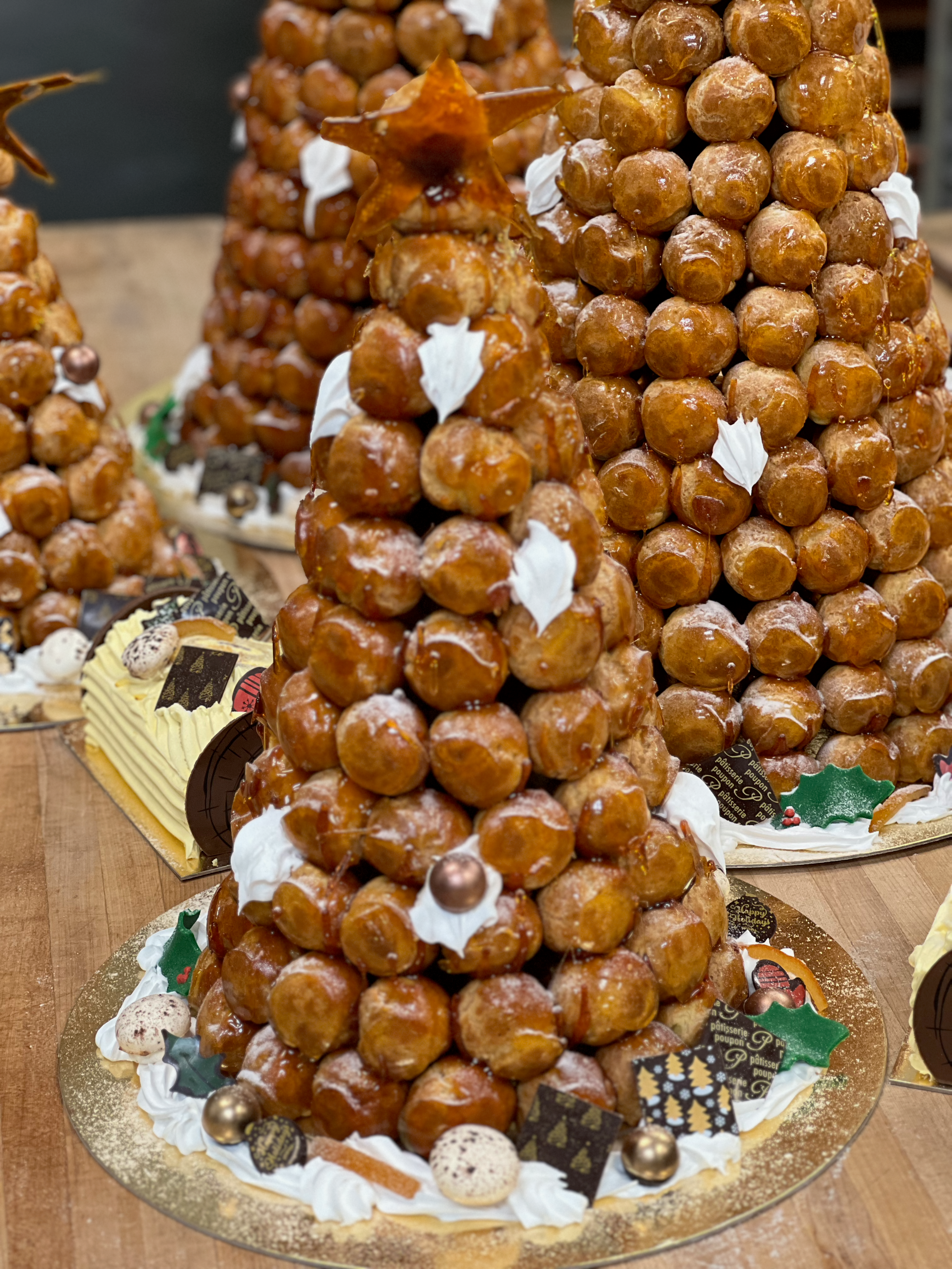 Croquembouche Christmas Tree – Pâtisserie Poupon